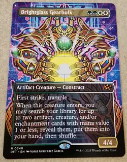 Brightglass Gearhulk - #348 Regular (Borderless) Aetherdrift - Mtg - Image 1
