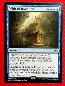 MTG 1X Whir of Invention X1 Aether Revolt Magic - NM - Image 1