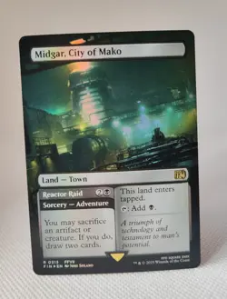 MTG Final Fantasy - Midgar, City of Mako - FOIL - 0313 NM - Image 1