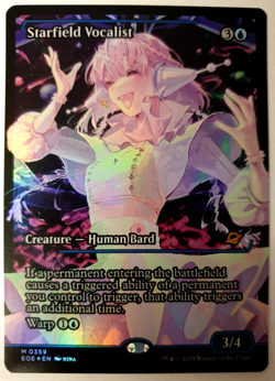 MTG Edge of Eternities - Starfield Vocalist - FOIL Showcase - Mythic 0359 NM - Image 1