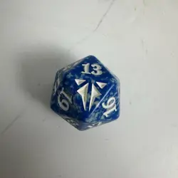 MTG d20 Spindown 20-sided Life Counter die dice Oath of the Gatewatch Blue White - Image 2