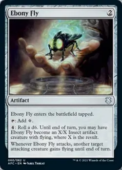 Ebony Fly ~ Commander: Adventures in the Forgotten Realms [ NM ] [ MTG ] - Image 1