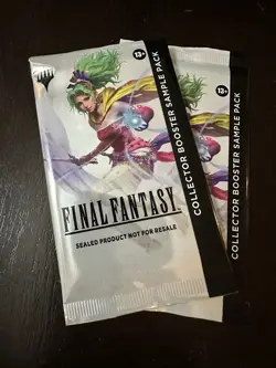 2x FINAL FANTASY - MTG - Collector Booster SAMPLE PACK Sealed - Image 1