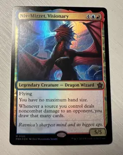 Niv-Mizzet, Visionary, Promo , mtg Foundations, Mythic, FOIL - Image 1