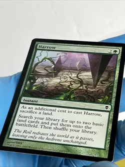 FOIL Harrow Zendikar MTG English - Condition Shown In Many Pictures - Image 2