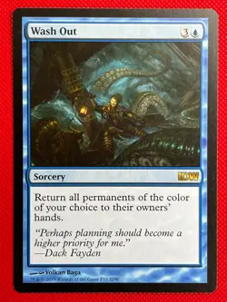 MTG 1X Wash Out X1 IDW Comic Promo Magic - NM - Image 1