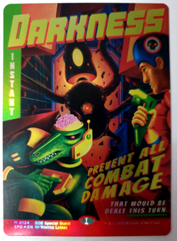 MTG Edge of Eternities - Darkness - FOIL Showcase Special Guest - Mythic 0124 NM - Image 1