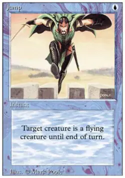 Jump - Medium Play MTG Revised - Image 1