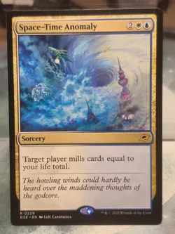 R 0229 Space-Time Anomaly Rare Edge of Eternities MTG EOE Sorcery - Image 1