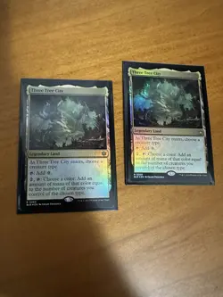 x1 Three Tree City Foil NM Unplayed 0260 MTG BLB - Image 1