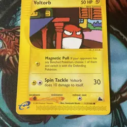 Pokemon TCG Cards Voltorb 113/144 Skyridge NM - Image 4