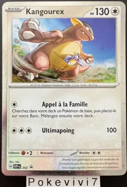 Carte Pokemon KANGOUREX SVP 202 PROMO HOLO EV10 Ecarlate et Violet DRI FR NEUF - Image 1