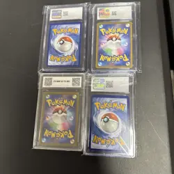Lot Of 4 Graded Pokemon Cards Penny, Larvesta, Semisear V, Chi-Yu Prerelease! - Image 2