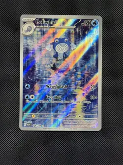 Poliwhirl 176/165 - Pokemon TCG Scarlet & Violet 151 Illustration Rare Near Mint - Image 1