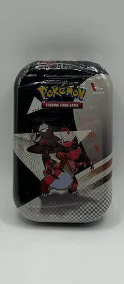 Pokemon Scarlet & Violet Black Bolt & White Flare Mini Tin *RANDOM CHARACTER* - Image 1