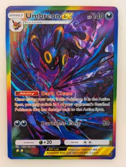Fan Art: Umbreon Ex Holo - Pokemon TCG Pocket A4 Custom Card - Image 1