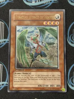 Yugioh FOTB-EN018 Zeradias, Herald Of Heaven Ultimate rare 1st Ed NM - Image 1