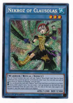 Yugioh! Nekroz of Clausolas - THSF-EN013 - Secret Rare - 1st Edition - Image 1
