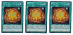 SUPER HOLO Solar Nutrient FUEN-EN055 X 3 1st *English* YUGIOH - Image 1