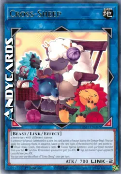 CROSS-SHEEP • (Punto Pecora) • Rara • JUSH EN048 • 1Ed • Yugioh! • ANDYCARDS - Image 1