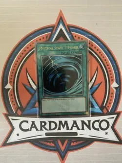 Mystical Space Typhoon Quarter Century Secret Rare RA02-EN048 Yugioh 1st Ed - Image 1