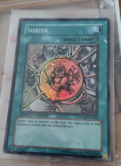 YUGIOH Super Rare Shrink STON-ENSE2 - Image 1