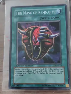 TAEV-ENSE2 The Mask Of Remnants Super Rare Limited Edition NM Yugioh Card - Image 1