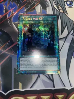 JUSH-EN040 ''A Case for K9'' Starlight Rare 1st Edition YuGiOh - Image 1