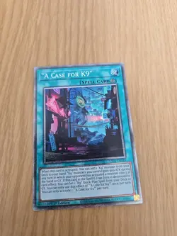 JUSH-EN040 ''A Case for K9'' Starlight Rare 1st Edition YuGiOh - Image 1