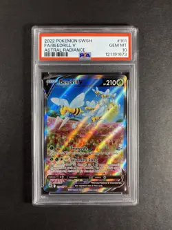 Beedrill V 161/189 - Astral Radiance - Alternate Art - Pokemon Card - PSA 10 GEM - Image 1