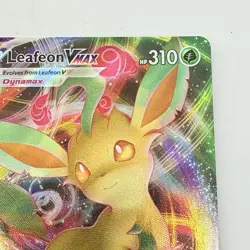 Pokemon TCG Leafeon VMAX Ultra Rare 008/203 Evolving Skies Card 2021 NM - Image 4