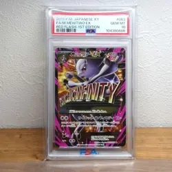PSA10 M Mewtwo EX SR XY8 Red Flash 063/059 Holo Pokemon Card Japa - Image 1