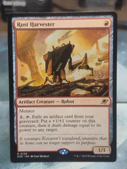 R 0159 Rust Harvester Robot Creature Rare Edge of Eternities MTG Card EOE - Image 1