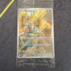 Mimikyu SVP 075 New & Sealed Promo Pokemon Card Paldean Fates - Image 1