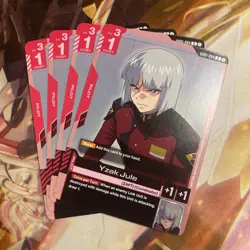 Gundam Card Game Yzak Jule GD01-094 U Playset Of 4 Newtype Rising - Image 1