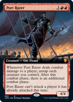 Port Razer (Extended Art) Commander Legends PLD CARD ABUGames - Image 1