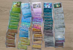 Pokemon White Flare Japanese Poke Ball Holo Card Bundle - 56 Cards - No Dupes - Image 1