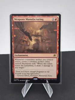 R 0168 Weapons Manufacturing Enchantment Rare Edge of Eternities MTG Card EOE - Image 1