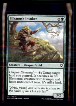 Magic: The Gathering Silvanus's Invoker Commander Legends: Battle for 5 Card Lo - Image 1