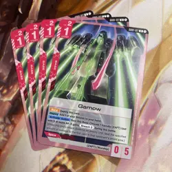 Gundam Card Game Gamow GD01-127 U Playset Of 4 Newtype Rising - Image 1