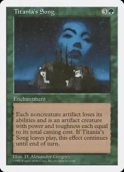 Titania's Song 5th Edition HP MTG - Image 1