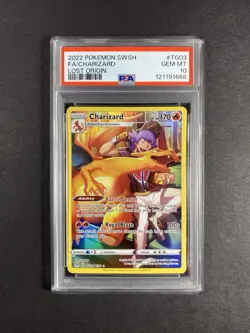 Charizard TG03/30 - Lost Origin - Trainer Gallery - Pokemon Card - PSA 10 GEM - Image 1