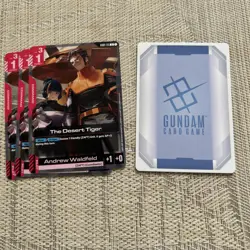 Gundam Card Game The Desert Tiger GD01-113 U Playset Of 4 Newtype Rising - Image 2