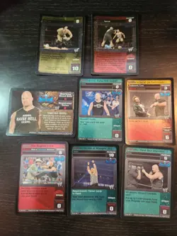 WWE / WWF TCG Raw Deal Revolution Stone Cold Steve Austin Superstar card lot - Image 1