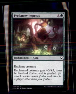 Magic: The Gathering Predatory Impetus Commander Legends: Battle for 5 Card Lo - Image 1
