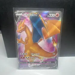 Pokemon Card TCG Sealed Charizard V SWSH050 Black Star Promo Champion's Path NM - Image 1