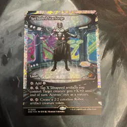 Secluded Starforge (Showcase Fracture Foil) Mythic MTG Edge of Eternities - Image 1