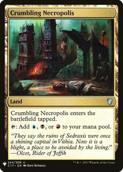 Crumbling Necropolis x2 (NM) #244 C17 MTG Magic The Gathering - Image 1