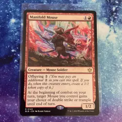 Manifold Mouse (REGULAR) x1 - MTG Bloomburrow BLB #143 - Image 1