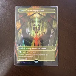MTG: Ziatora's Proving Ground (Borderless) Streets of New Capenna Foil - NM - - Image 1